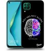 Picasee silikónový prehľadný obal pre Huawei P40 Lite - Brain - White