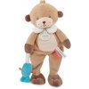 Doudou Dárková sada - plyšová hračka medvídek s rybičkou 27 cm