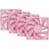HYTE ventilátor 120mm PWM / barva Strawberry Milk / 1500rpm / 72CFM / ABS / 4-pin / sada 4x ventilátor FAN-HYTE-FA12-SM-4