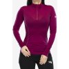 Sensor Dámske funkčné tričko MERINO ACTIVE ZIP ružová