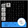 Aigostar B.V. Aigostar-LED vonkajší svetelný reťazec 200 × LED, 8 režimov, napájanie 3 × AA, 5 × 2 m, IP44, studená biela B10303K3I + záruka 3 roky zadarmo
