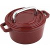 SK SOLINGEN Pekáč s pokrievkou liatinový ALPEN 14 cm červená (CS-078065)