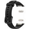 BStrap Silicone remienok na Honor Band 6 / Huawei Band 6, black SHO003C01