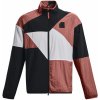 Pánska športová bunda Under Armour CURRY FZ WOVEN JACKET červená 1377304-604 - M