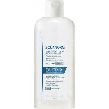 Ducray Squanorm šampón proti suchým lupinám Anti-Dandruff treatment Shampoo dry dandruff 200 ml