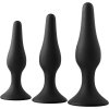 Dream Toys Fantasstic análny kolík 10,5 cm + análny kolík 12 cm + análny kolík 13 cm