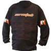 Eurostick Goalie shirt with front padding L, čierna / oranžová