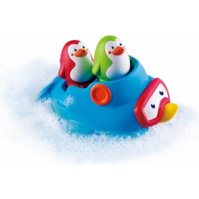 Infantino Water Toy Ship with Penguins hračka do kúpeľa