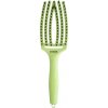 OLIVIA GARDEN Finger Brush Green Pistachio kefa na vlasy masážna 6-radová stredná