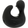 Black&silver - duckymania rechargeable silicone stimulating duck thimble