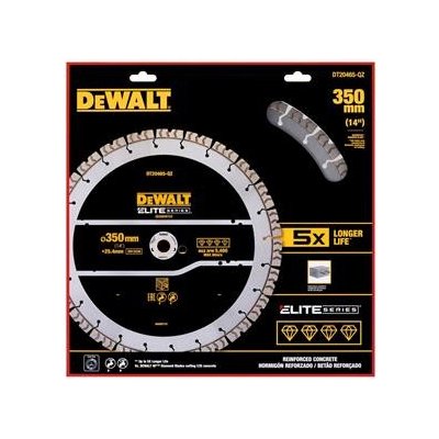 DeWALT DT20465 Segmentový diamantový pilový kotouč, 355 mm