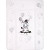 Prebaľovacia podložka mäkká New Baby Zebra biela 70x50