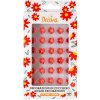 Jedlá dekorácia Decora z cukru - Kvietky mini červené (30ks)