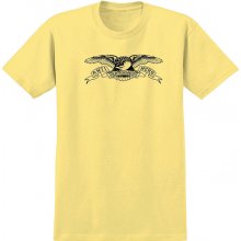 Antihero Basic Eagle pánske tričko s krátkym rukávom banana black