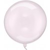 Party Priesvitný ružový Bobo balón 40 cm