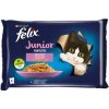 FELIX Fantastic JUNIOR Multipack kapsička 4x85g kura a losos v želé