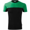 Malfini Colormix 109 multi unisex tričko zelená/čierna