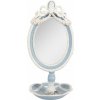 Clayre & Eef Zrkadlo modro-biele 14x14x28 cm 47854