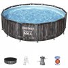 Bazén Bestway® Steel Pro MAX, 5614Z, kartušová filtrácia, rebrík, plachta, 427x107 cm