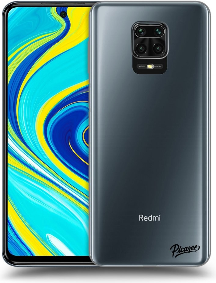 Púzdro Picasee silikónové Xiaomi Redmi Note 9 Pro čiré