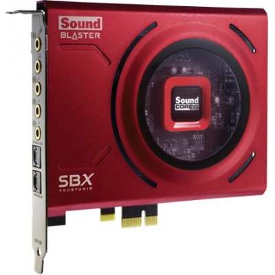 Creative Sound Blaster Z SE, Vysoko výkonná herná a zábavná zvuková karta PCI-e a DAC 70SB150000004