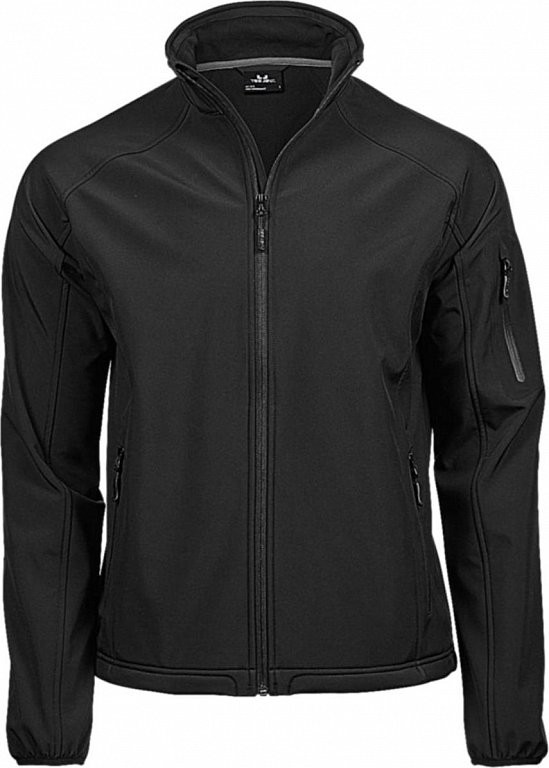 Tee Jays Tenký softshell Performance ČIERNA