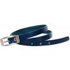 Penny Belts Dámsky kožený opasok 215-2 modrý