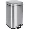 Kôš na odpadky nerezová oceľ Orion 20l strieborný