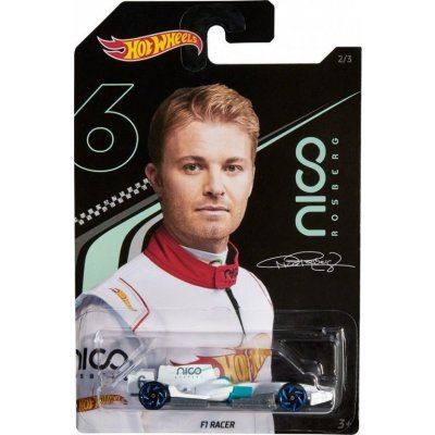 MATTEL Hot Wheels angličák 1:64 Nico Rosberg F1 Racer GGC36