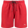 Pánske plavky Puma Medium Length Swim Shorts Veľkosť: XXL / Farba: červená