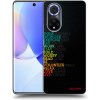 Picasee silikónový čierny obal pre Huawei Nova 9 - Motto života