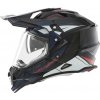 Enduro prilba NOX N312 TRACK modro-červená Veľkosť: L