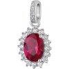 Náušnice Brosway Fancy Passion Ruby s červenými zirkónmi - Striebro 925