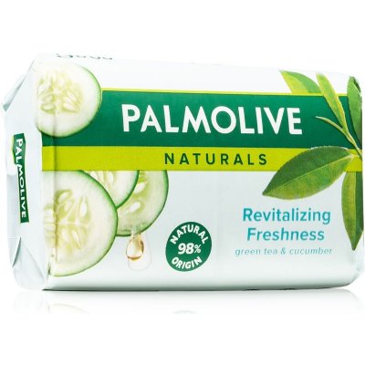 Palmolive Naturals Green Tea and Cucumber tuhé mydlo so zeleným čajom 90 g