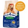CLUB 4 PAWS Premium pre dospelých psov malých plemien s kačacim mäsom 2 kg (4637) + DARČEK