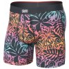 Pánske boxerky Saxx Vibe Xtra Fly Surf Flowers-Ebony S