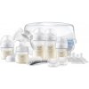 Philips Avent Breastfeeding Set Philips Avent Breast Pumps odsávačka materského mlieka 1 ks + Philips Avent Natural Response Baby Bottle dojčenská fľaša 2x125 ml + Philips Avent Natural Response Baby