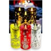 LED Vianočná sviečka s motívom Vianoc (3 farby, 12 cm)