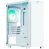 Zalman T4 Plus / miniT / 1x120mm fan ARGB / USB 2.0 / USB 3.0 / tvrzené sklo / bílá