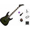 Jackson JS Series Dinky Arch Top JS32Q DKA HT AH Premium SET Transparent Green Burst Elektrická gitara