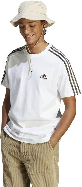 adidas pánske tričko na fitnes biele