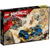 LEGO NINJAGO 71776 VRTUĽNÍK A PRETEKÁRSKE AUTO EVO JAYA A NYI FIGÚRKA JAY A NYA