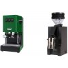 Gaggia New Classic EVO, green + Eureka Mignon Zero, BL black