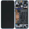 Továrenský Huawei P30 Lite New Edition 24MP Páv Modrá LCD displej s dotykovým rámom vpredu s batériou