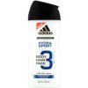 Adidas 3 Active Hydra Sport Men sprchový gél 6 x 250 ml