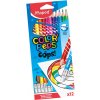 Pastelky12 s gumou Maped Color Peps OOPS