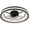 GLOBO 03651 GATIAN stropné svietidlo s ventilátorom D495mm LED 30W/2215lm 2700-6500K čierna, biela, diaľkový ovládač