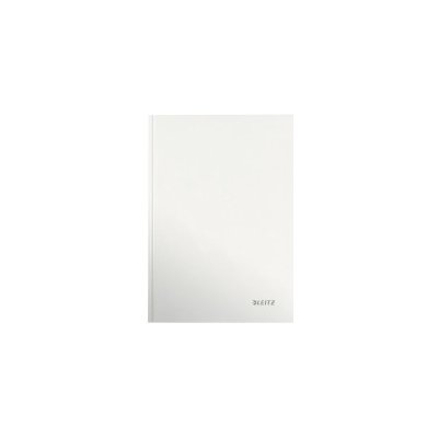Záznamová kniha Leitz WOW A5 80 listov linajková perleťovo biela