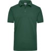 James & Nicholson Polokošile JN 801, krátký rukáv, pánská COT02080102815-dark green Zelená tmavá 5XL