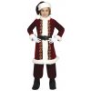 Guirca Detský kostým - Santa Claus bordový Veľkosť - deti: L: 129-137 cm